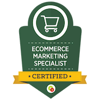 Certified Ecommerce Marketing Specialist skilt