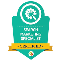 Certified Search Marketing Specialist skilt