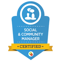 Certified Social & Community Specialist skilt